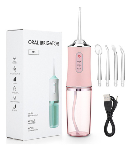 Irrigador Oral Usb De 240 Ml, Hilo Dental De Agua Para El Ho