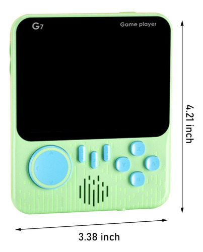 Miniconsola De Juegos Portátil D Toy K10 500, Minijuego Con