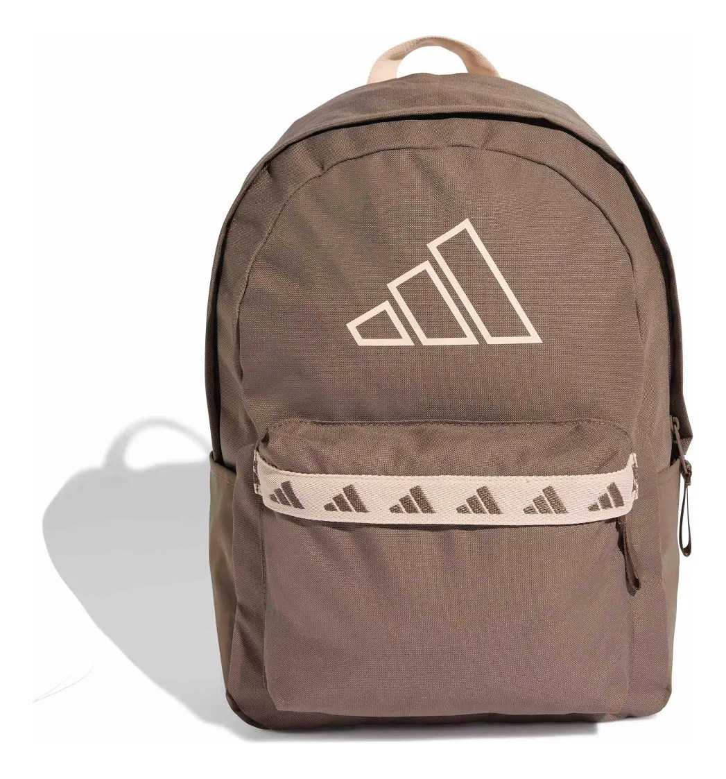 Mochila adidas adidas Clássico Fita Ke6863 Marrom Liso
