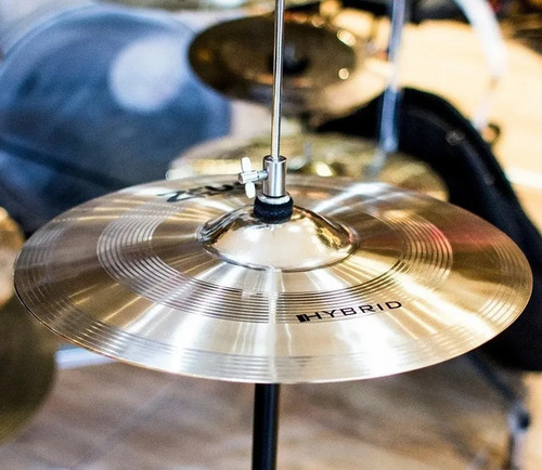 Imagem 2 de 6 de Prato Zeus Hybrid Chimbal Hi-hat 13 Zhhh13 Par