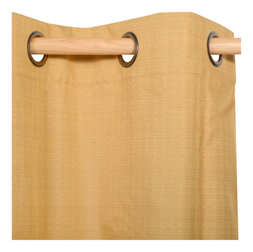 Cortina Tela 140x220cm Camil Ocre