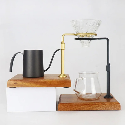 Soporte Para Gotero De Café Perforado A Mano