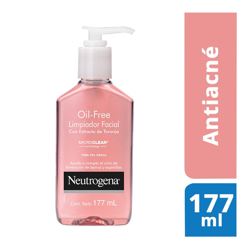 Imagen 1 de 3 de Limpiador Facial Oil Free Extracto Toronja 177ml Neutrogena
