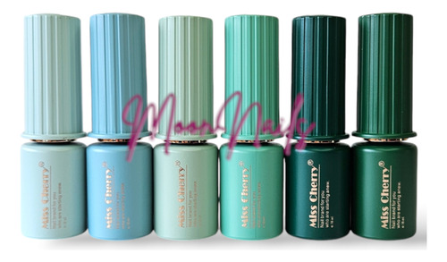 72 Geles 18ml Miss Cherry Gel Semipermanente + Base Y Top Colección (72 Geles)