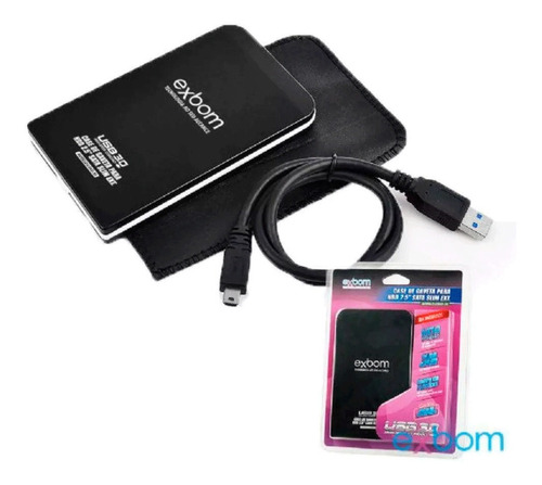 Case Gaveta Hd Sata Notebook Usb  Externa Pc Xbox Ps3 Wii T2