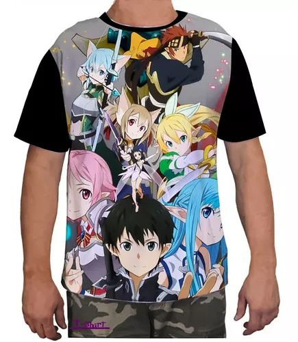 Camiseta Anime Sword Art Online - Estampa Total