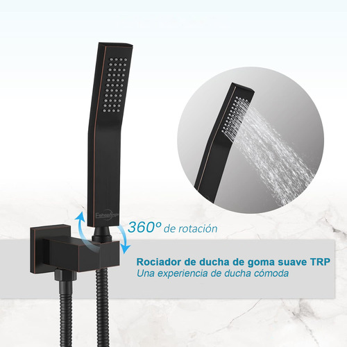Juego De Ducha Con Cabezal Y Tipo Lluvia 2 Funciones