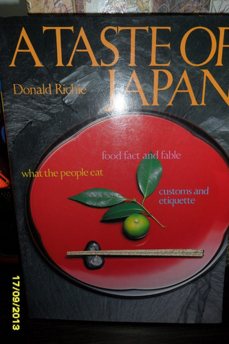 En Ingles. A Taste Of Japan Donald Richie  Usado