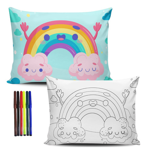 25 Almofadas Pinte E Lave Pintar Colorir 15x20 Vários Temas