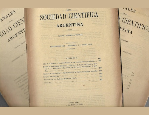 Anales De La Sociedad Científica Argentina: 134 A 140