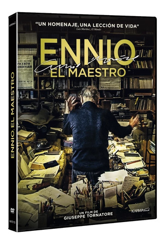 Dvd Ennio Moriconne El Maestro / De Giuseppe Tornatore