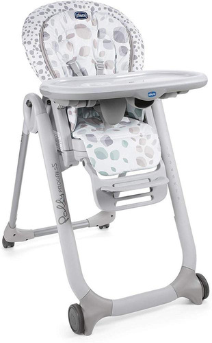 Chicco Silla Alta Polly Progres5 Mirage, Color Gris