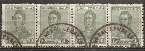 Argentina Matasello Gral Levalle 234 Gj 463 Año 1918 