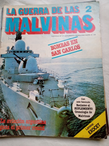 La Guerra De Las Malvinas Fasciculo Num 2 Version Inglesa 