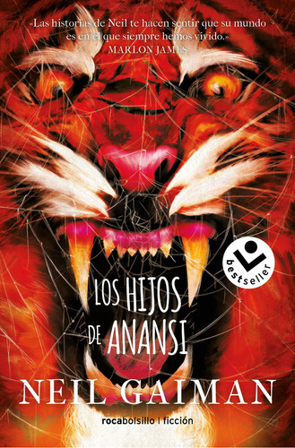 Los hijos de Anansi, de Neil Gaiman. Editorial Roca, tapa blanda, edición 1.0 en español, 2023