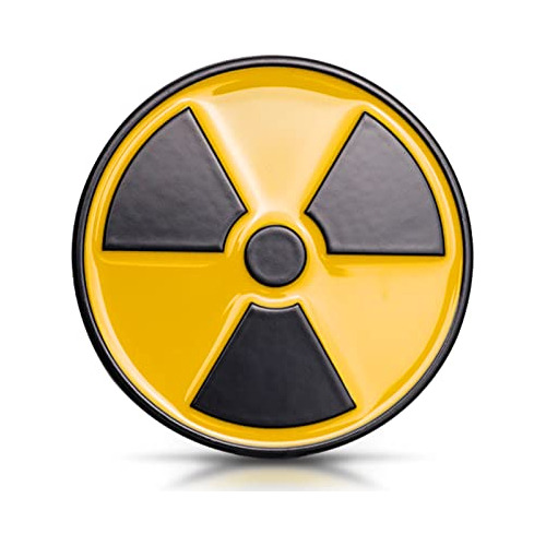 Nuclear Radiation Warning Car Sticker, Nuke Radioactive...