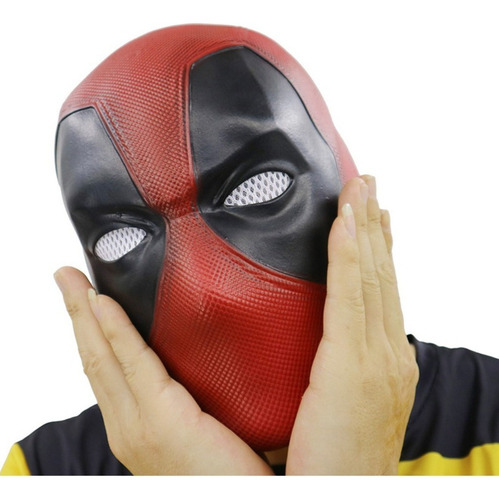 Jjj Máscara De Látex De Deadpool Para Disfraz De Fiesta De