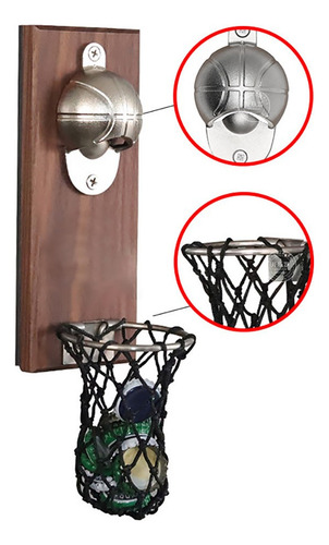 M Wall Mount Bottle Basketball Opener With Embedded Mag 7006