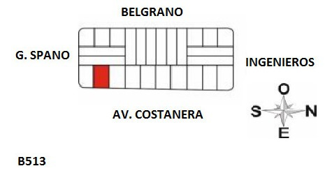 Lote  Mar De Ajo: Costanera Entre Spano E Ingenieros - B513 