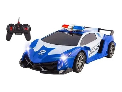 Vehiculo Policia Auto Radio Control Remoto Luces Lamborghini