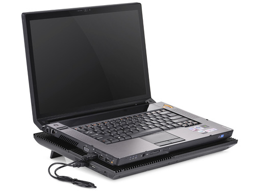 Base Notebook Deepcool X8 Aluminio 17 Cuatro Coolers 100mm
