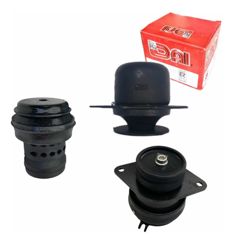 Kit 3 Soportes De Motor Dai Vw Golf Jetta A3 Derby