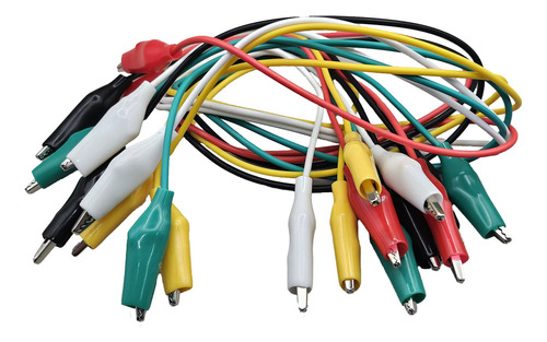 Juego De 10 Cables Con 20 Caimanes