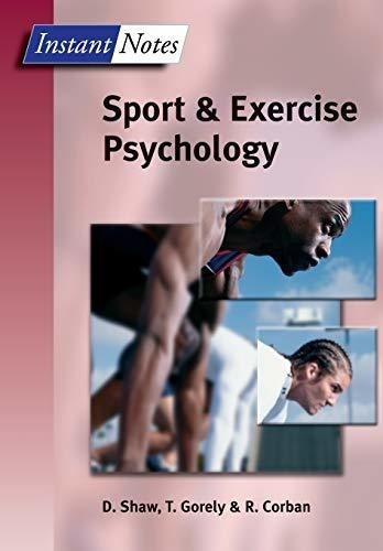 Bios Instant Notes In Sport And Exercise Psychology, de Shaw, D. Editorial Routledge en inglés