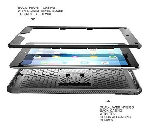 Funda Uso Rudo Para iPad Pro 9.7 Supcase Ubpro Color Negro Unicorn Beetle PRO