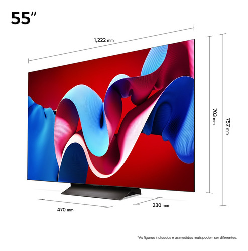 Tv Lg Oled 55 4k C4psa Preto Com Webos (Usado)