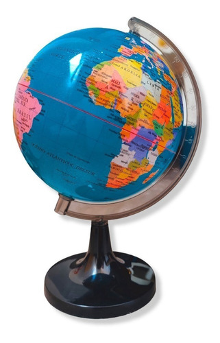 Globo Terraqueo 3d Full Pvc Hd 23cm Mapa Mundi Giratorio