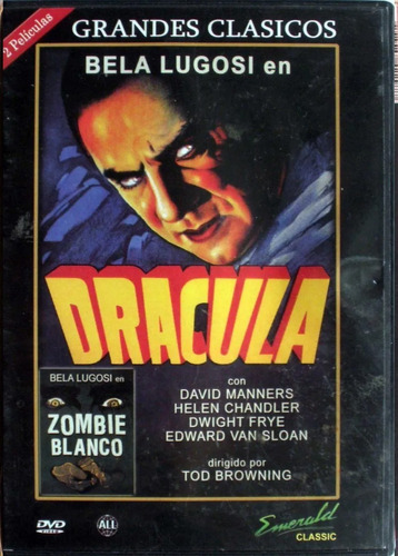 Dvdx2 - Bela Lugosi - Dracula - White Zombie - 2 Peliculas