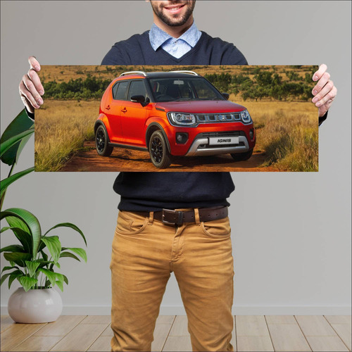 Cuadro 30x80cm Auto 2020 Suzuki Ignis Za Auto 51