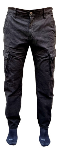 Pantalon Cargo Elastizado  Semi Slim Bilsillo  Vestirmas 