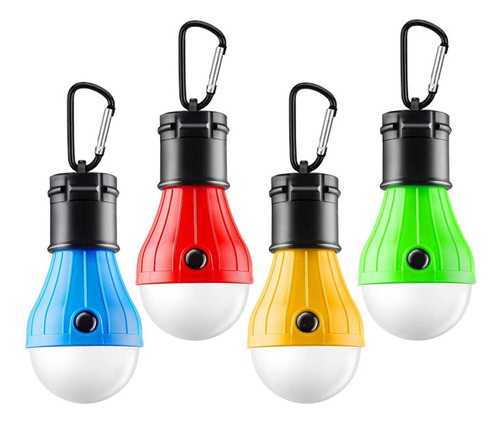 Ruiyue Luz De Camping, 4 Paquetes Lámpara De Carpa Luz Led