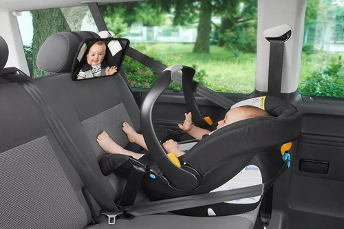 Imagen 3 de 4 de Espejo Retrovisor De Seguridad Bebe Asiento Trasero.