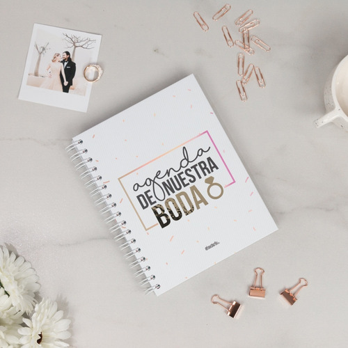 Imagen 2 de 9 de Agenda Para Novia - Modelo Nuestra Boda