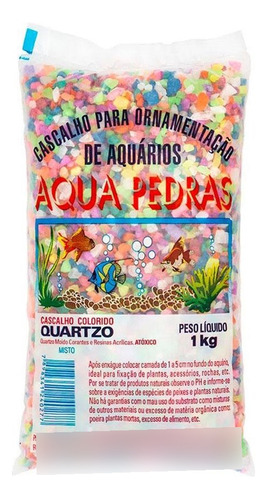 Substrato Quartzito Misto 1kg Aqua Pedras