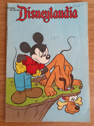 Cómic Disneylandia Número 221 Editora Zig Zag 