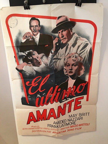 Afiche De Cine Original - El Ultimo Amante