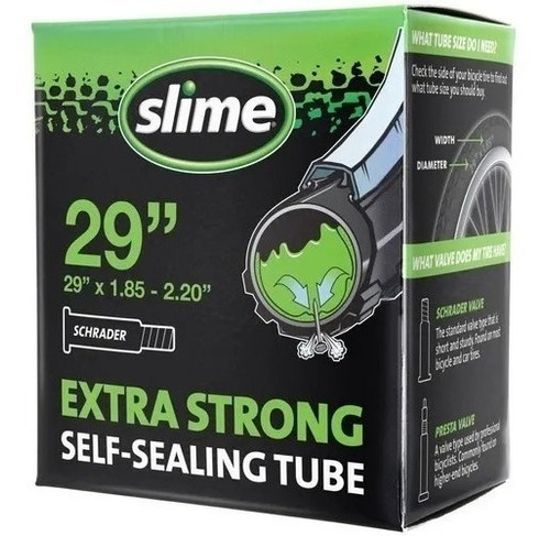 Cámara Bicicleta Antipinchazo Slime R 29 Válvula Auto Rpm