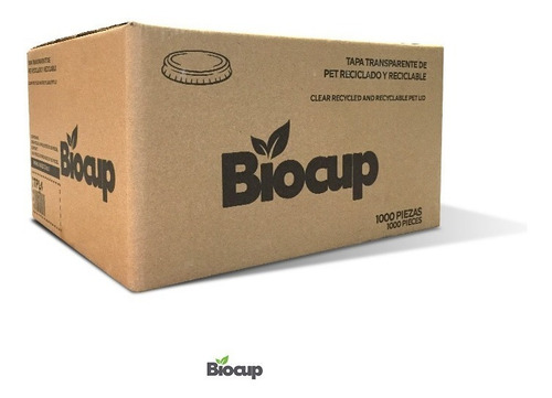 Tapa Pet 4 Oz Biocup C/2000 Pzas