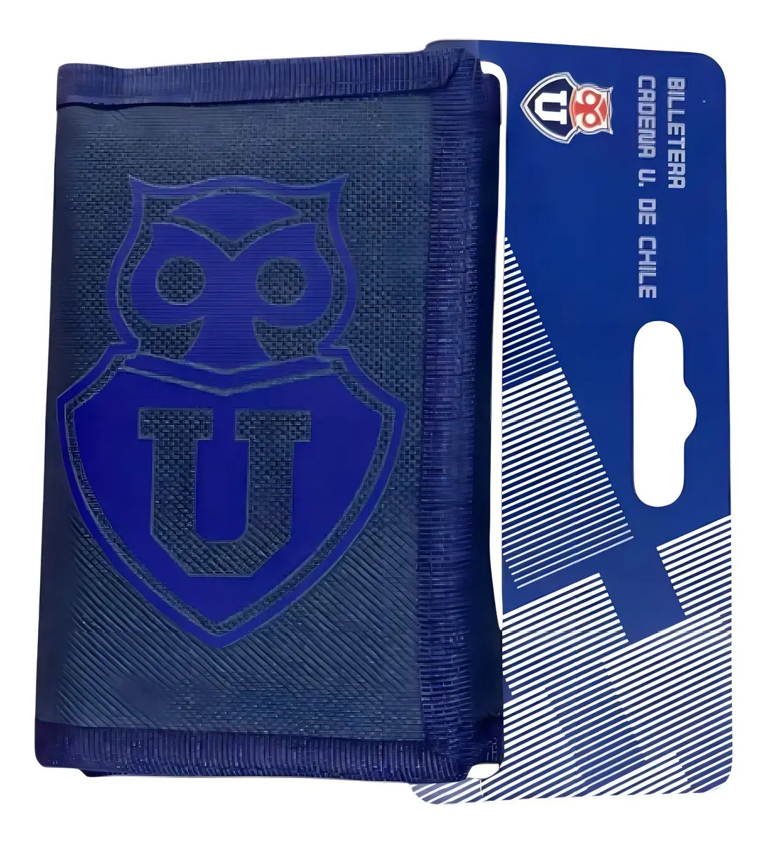 Billetera Cadena Universidad de Chile Azul Con Monedero