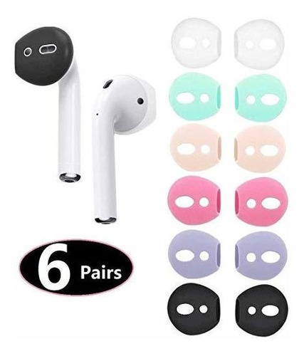 Funda Auriculares Compatible Con Air Pod 1 Y 2, 6 Colores
