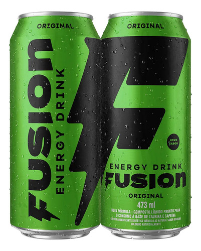 Energético Fusion Lata 473ml - 12 Unidades
