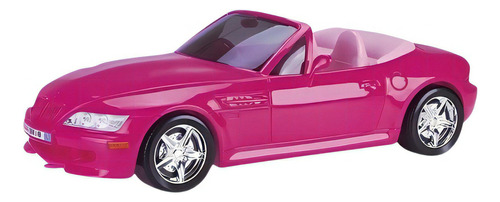 Carrinho Rosa Conversível P/ Boneca Roadster Roma Babies