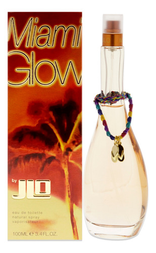 Aerosol Miami Glow De Jennifer Lopez Para Mujer, 3.4 Oz Edt