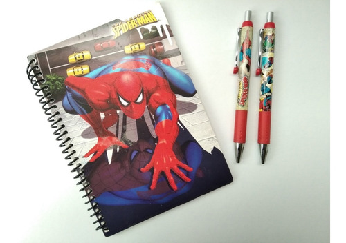 Marvel Spiderman 2 Boligrafos + Obsequio 