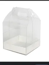 Comprar Cajas Acetato Transparente Para Tortas 13x12cm.(pack 12und) 