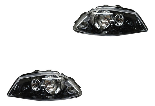 Par De Faros Seat Ibiza 2003-2004-2005-2006-2007 Doble As